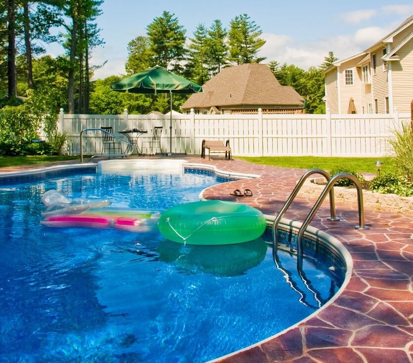 inground pool custom shape