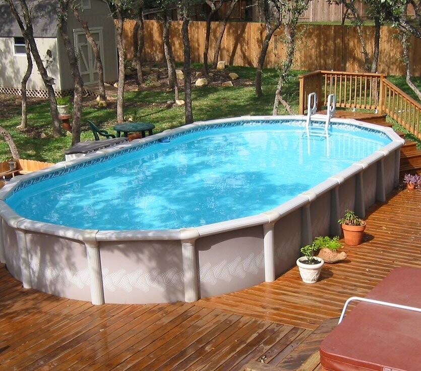 above ground pool