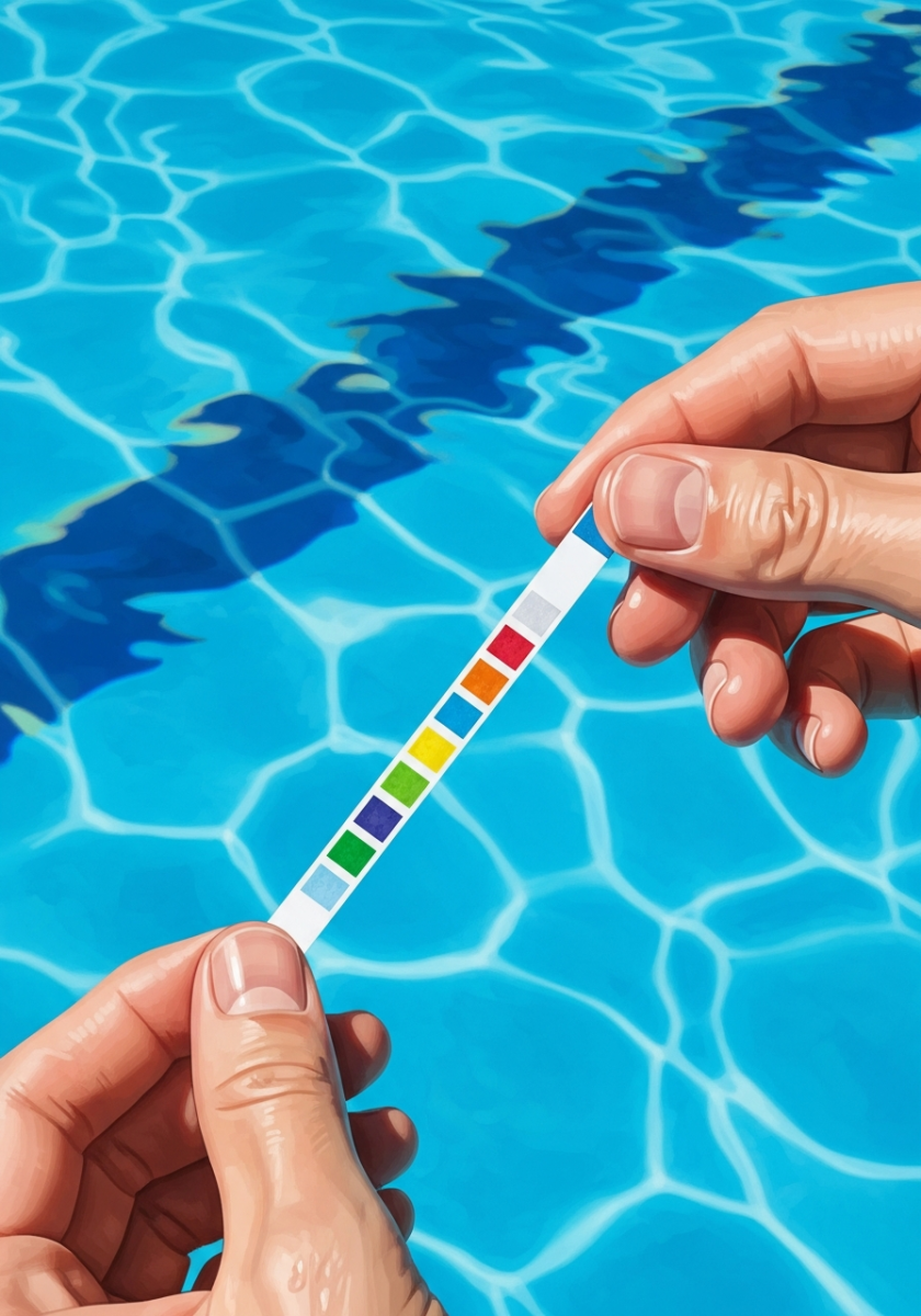 test pool water