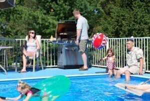 Poolside cookouts