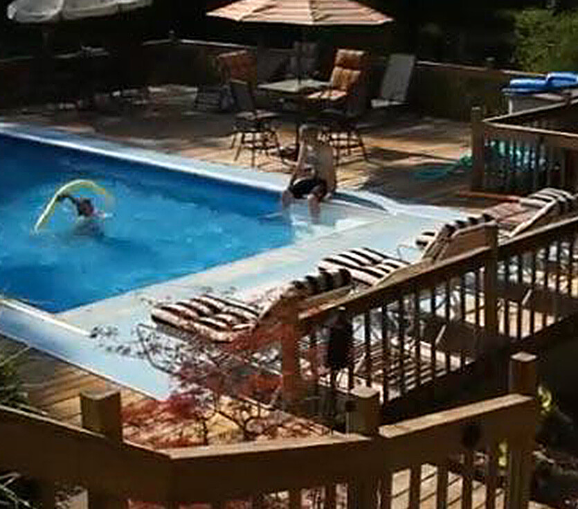 swimming pool decks